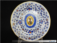 دیوارکوب قلم آبی جدید نقاشی کار دست 25CM 