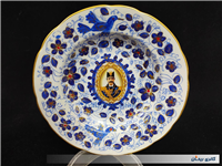 دیوارکوب قلم آبی جدید نقاشی کار دست 22CM