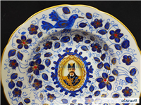 دیوارکوب قلم آبی جدید نقاشی کار دست 22CM