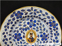 دیوارکوب قلم آبی جدید نقاشی کار دست 25CM 