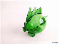 ماهی کمیاب دستساز بسیار زیبا و سبز رنگ 