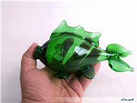 ماهی کمیاب دستساز بسیار زیبا و سبز رنگ 