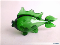 ماهی کمیاب دستساز بسیار زیبا و سبز رنگ 