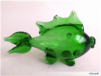 ماهی کمیاب دستساز بسیار زیبا و سبز رنگ 