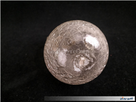 بطری کوچک 2دسته طرح ترک یا آبگز دستساز شفاف