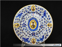 دیوارکوب قلم آبی جدید نقاشی کار دست 26CM