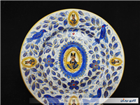 دیوارکوب قلم آبی جدید نقاشی کار دست 26CM