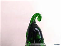 بادمجان شیشه ای دست ساز قدیمی کمیاب 