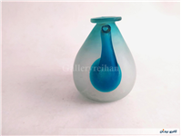 قوری دکوری شیشه ای کاملا دست ساز قدیمی 