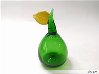 گلابی شیشه ای دست ساز قدیمی خوشرنگ 