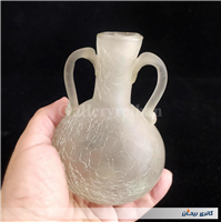 بطری کوچک 2 دسته طرح ترک یا آبگز دستساز 