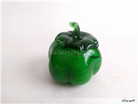 فلفل دلمه شیشه ای دست ساز قدیمی کمیاب 