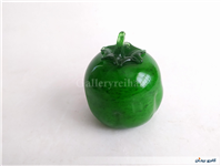 فلفل دلمه شیشه ای دست ساز قدیمی کمیاب 