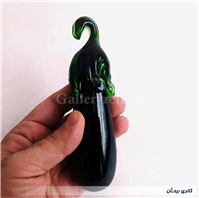 بادمجان شیشه ای دست ساز قدیمی کمیاب 