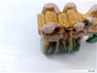 مجسمه سرامیکی گاری قدیمی کوچک 
