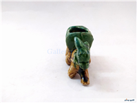 مجسمه سرامیکی گاری قدیمی کوچک 