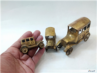 ست 3عددی مجسمه ماشین برنجی 