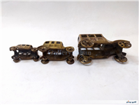 ست 3عددی مجسمه ماشین برنجی 