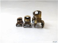 ست 3عددی مجسمه ماشین برنجی 