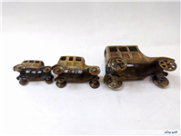 ست 3عددی مجسمه ماشین برنجی 