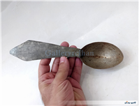 ملاقه دوغ خوری مسی چکشی قدیمی دستساز 