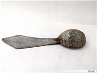 ملاقه دوغ خوری مسی چکشی قدیمی دستساز 