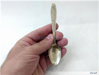 6 قاشق قلمدار قدیمی برنجی دستساز مهردار 