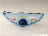 کشکول قدیمی قایقی شکلات یا آجیل خوری 