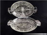 2عدد اردوخوری قدیمی بلور احتملا آمریکایی 