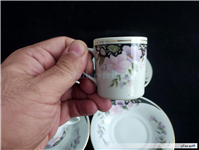 4عدد فنجان نعلبکی قهوه خوری قدیمی 