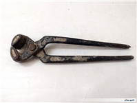 گاز انبر قدیمی شرکتی همراه با میخ کش 