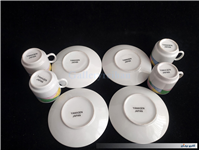 4عدد فنجان نعلبکی قهوه خوری قدیمی 