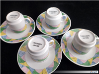 4عدد فنجان نعلبکی قهوه خوری قدیمی 