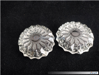 2عدد زیرسیگاری بلوری قدیمی طرح الماس 