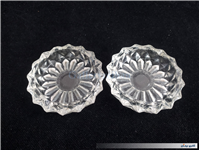 2عدد زیرسیگاری بلوری قدیمی طرح الماس 