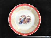 دیوارکوب قدیمی طرح طاووسی با دوره قرمز 