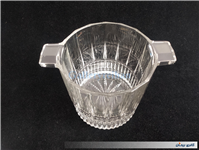 یخدان کریستال فرانسه حک شده در زیر ظرف 