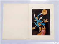 کارت پستال قدیمی طرح مینیاتور چاپ پهلوی 