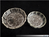 کاسه بلور قدیمی زیبا در2سایز 