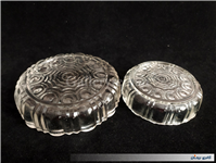 کاسه بلور قدیمی زیبا در2سایز 