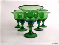 6 عدد جام قدیمی دست ساز سبز