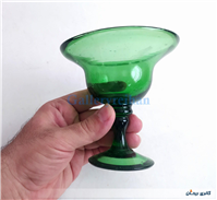 جام قدیمی دست ساز سبز