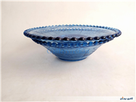 کاسه و بشقاب تیله ای آبی 