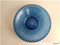 کاسه و بشقاب تیله ای آبی 