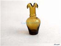 گلدان مینیاتوری لبچین دست ساز قهوه ای 