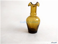 گلدان مینیاتوری لبچین دست ساز قهوه ای 