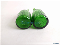 جفت آبلیموخوری دستساز شیشه ای سبز رنگ