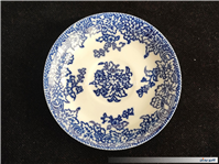 دیوارکوب یا نعلبکی قلم آبی قدیمی طرح گل