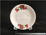 دیوارکوب یا زیرفنجانی گل سرخی قدیمی