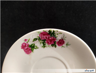 دیوارکوب یا زیرفنجانی گل سرخی قدیمی